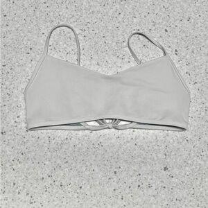 Jolyn White Hikari Bralette Bikini Top